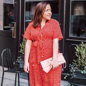 Target Red polka dot dress